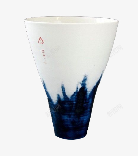 手工陶瓷杯png免抠素材_新图网 https://ixintu.com 器皿 手工 蓝色 陶瓷 陶艺 餐具