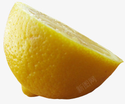 黄色切开橘子素材