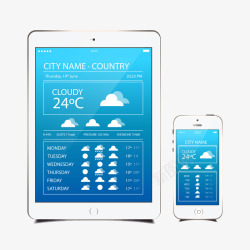 手机天气预报平板电脑图标高清图片