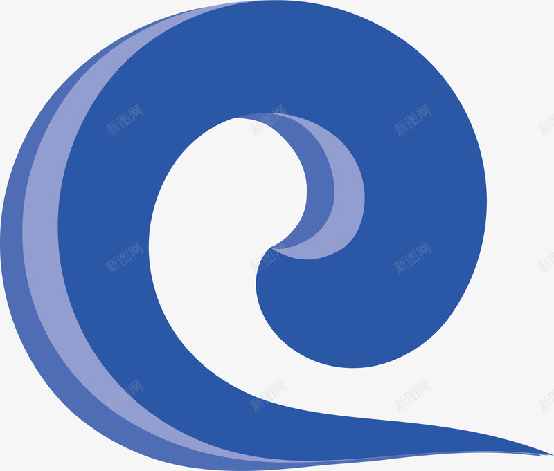 符号浪花png免抠素材_新图网 https://ixintu.com 手绘图案 手绘水浪 手绘水浪花 河边 浪花 符号 蓝色