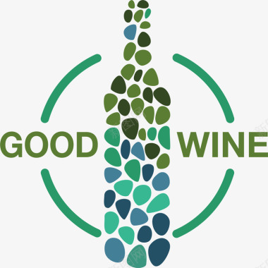 酒瓶白酒logo标志矢量图图标图标