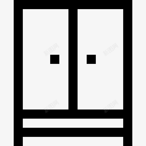 橱柜的像素图标png_新图网 https://ixintu.com 家具 建筑 橱柜 衣柜