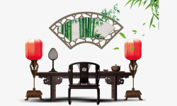 中国风古典装饰家具素材