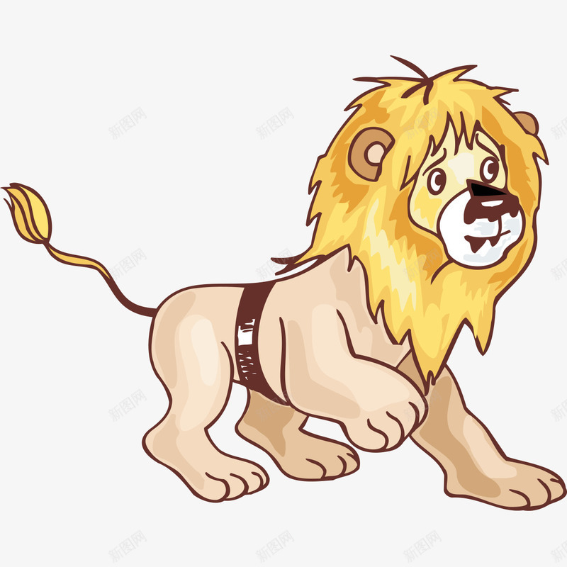 狮子卡通模型png免抠素材_新图网 https://ixintu.com 卡通 模型 狮子 造型