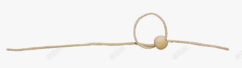 棕色绳子珠串png免抠素材_新图网 https://ixintu.com 棕色珠子 棕色绳子 珠串 绳子