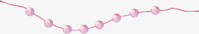 粉色漂亮珠串png免抠素材_新图网 https://ixintu.com 漂亮珠串 珠串 粉色珠串 粉色绳子 绳子