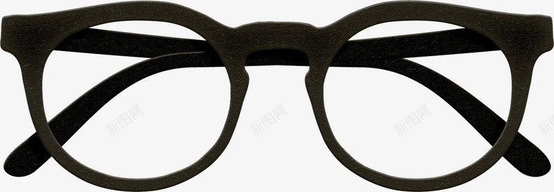 眼镜png免抠素材_新图网 https://ixintu.com 头饰 平光眼镜 眼镜框 黑眼镜框 黑色眼镜