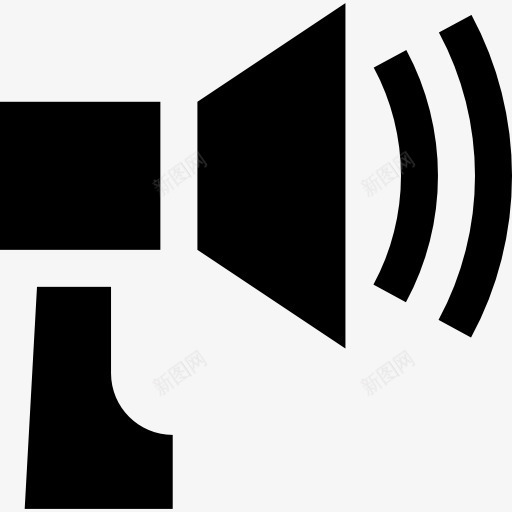 扬声器图标png_新图网 https://ixintu.com 喇叭 喊 工具和用具 扩音器 抗议 播音员 播音符号 通信