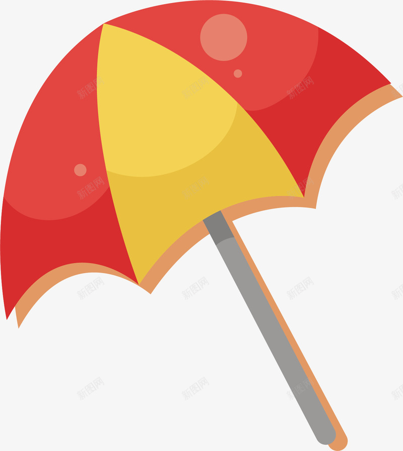 水彩卡通雨伞矢量图ai免抠素材_新图网 https://ixintu.com 创意 卡通 手绘 方便 水彩 设计 雨伞 矢量图