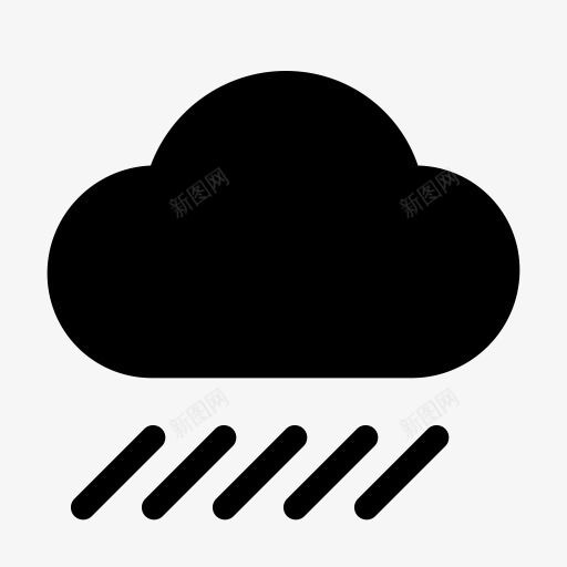 云预测雨天气天气图标png_新图网 https://ixintu.com Cloud forecast rain weather 云 天气 雨 预测