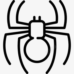 有毒动物蜘蛛图标高清图片