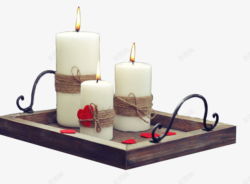 绳子缠绕的燃烧的蜡烛png免抠素材_新图网 https://ixintu.com 燃烧的蜡烛 蜡烛