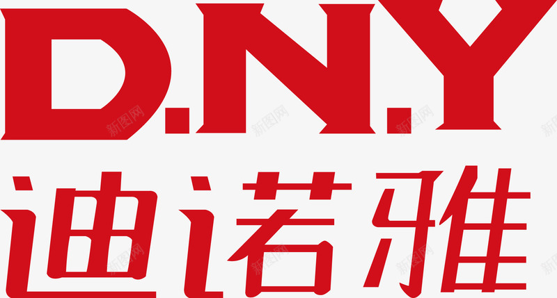 红色的家具品牌logo矢量图图标ai_新图网 https://ixintu.com 品牌LOGO设计 品牌周 家具品牌 家具品牌logo 家具品牌标志 设计 迪诺雅 矢量图