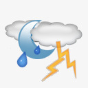 风险雷阵雨天气图标png_新图网 https://ixintu.com risk thundershower 雷阵雨 风险