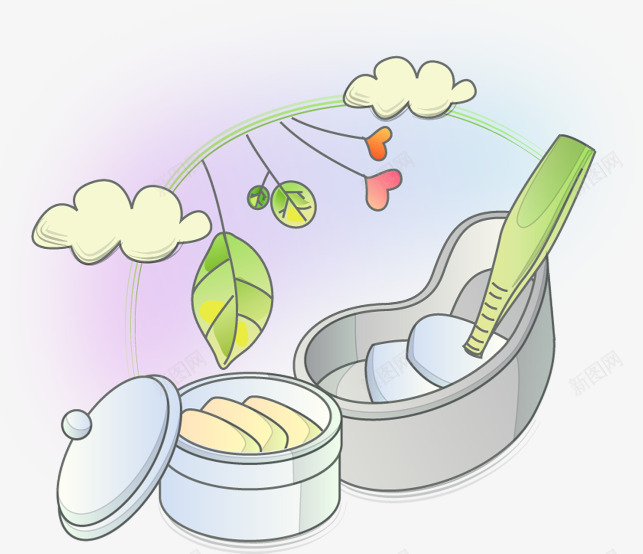 锅碗瓢盆png免抠素材_新图网 https://ixintu.com 免费下载 卡通风格 少儿 餐具