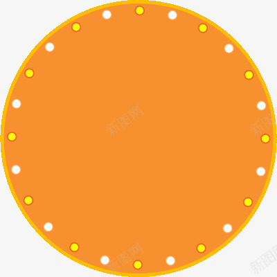 橘黄色圆形图标psd_新图网 https://ixintu.com 图形 圆形 圆形图标 橘黄色图标