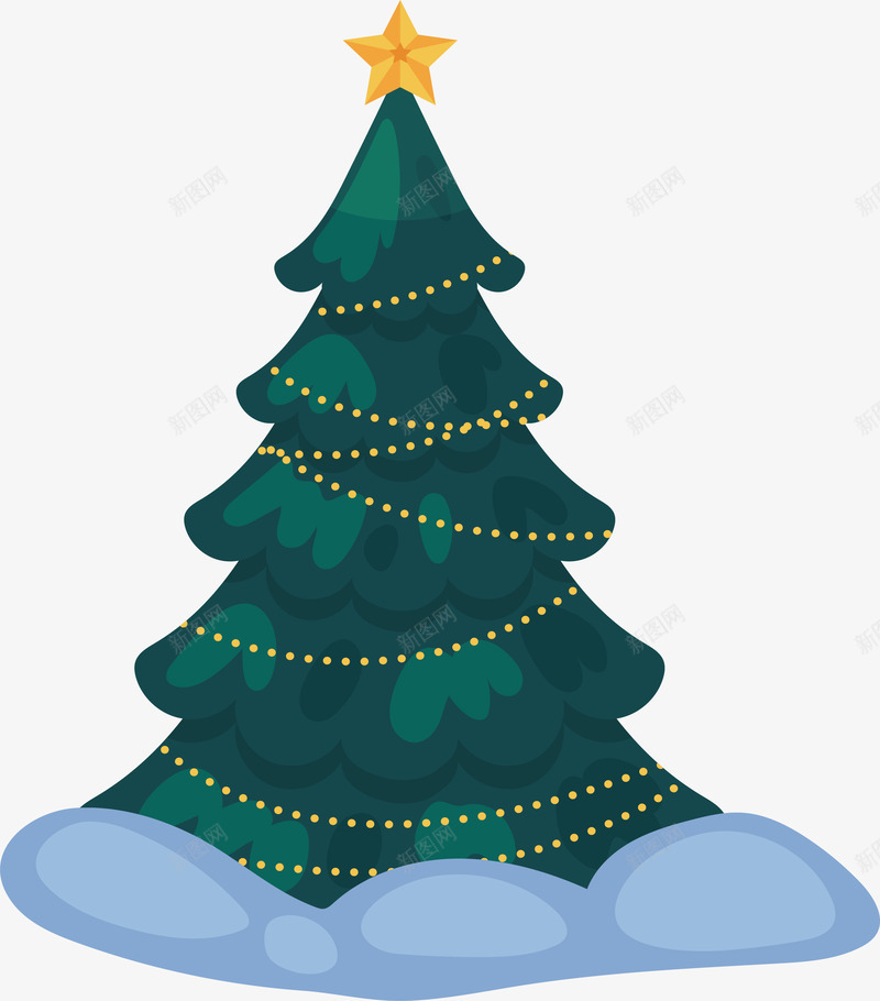 雪地里的圣诞树png免抠素材_新图网 https://ixintu.com 圣诞快乐 圣诞树 圣诞节 矢量png 雪地 雪地圣诞树