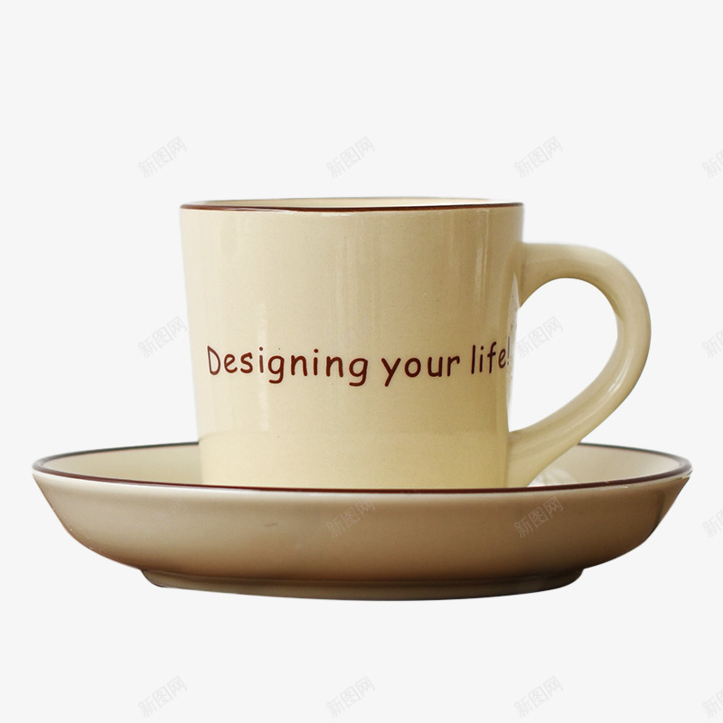 咖啡杯碟餐具png免抠素材_新图网 https://ixintu.com 咖啡杯 杯子 碟子 餐具