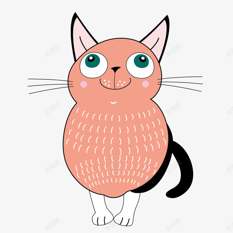 可爱猫咪png免抠素材_新图网 https://ixintu.com 卡通画 可爱猫咪 手绘画 漫画