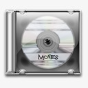 CD案例电影盘磁盘保存电影视频素材