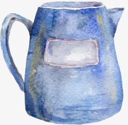 彩绘陶瓷茶杯素材