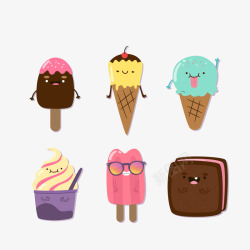 表情雪糕冰淇淋高清图片