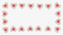 爱情视频片头红心边框高清图片