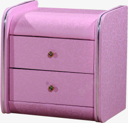 粉色花纹家具柜子素材
