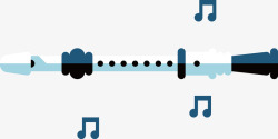 调音笛扁平音乐调音笛设备元素矢量图图标高清图片