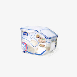米箱乐扣大容量塑料保鲜盒谷物桶杂粮高清图片