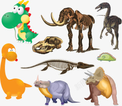 多款造型多款可爱恐龙造型高清图片