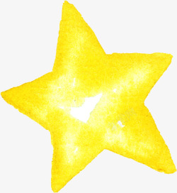 水彩星星贴图素材