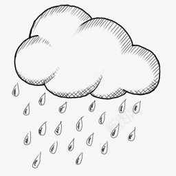 一雨直下png免抠素材_新图网 https://ixintu.com 大雨 天气 天气预报