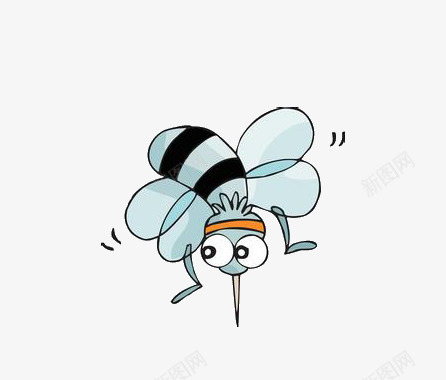 卡通蚊子png免抠素材_新图网 https://ixintu.com 卡通 可爱蚊子 害虫 昆虫 蚊子