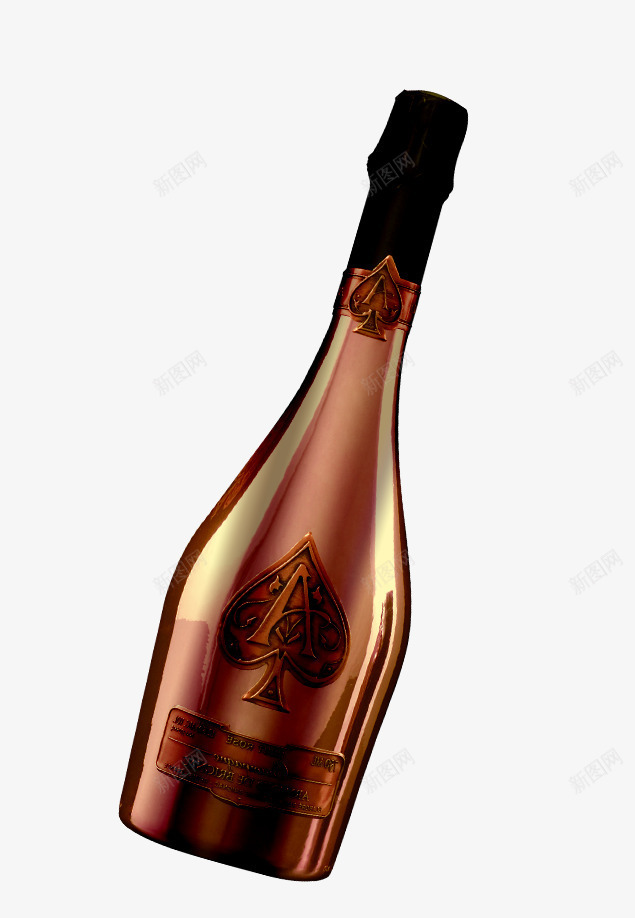 棕色酒瓶png免抠素材_新图网 https://ixintu.com 复古 棕色 瓶子 酒瓶