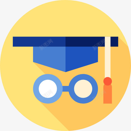 学士图标png_新图网 https://ixintu.com 学士帽 教育 研究生