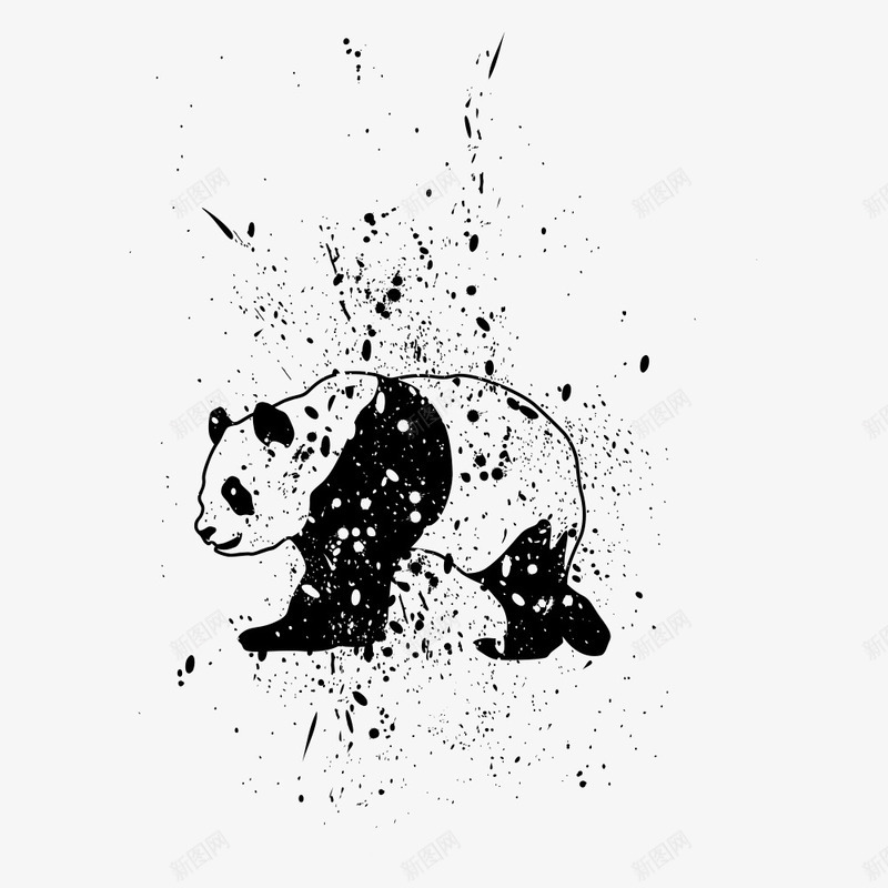 熊猫png免抠素材_新图网 https://ixintu.com 国宝 大熊猫 熊猫 稀有动物