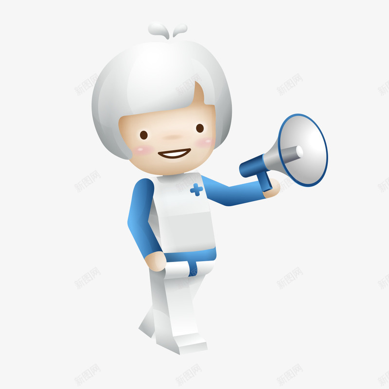 社区喇叭呼叫png免抠素材_新图网 https://ixintu.com 呼叫 喇叭 大妈 社区