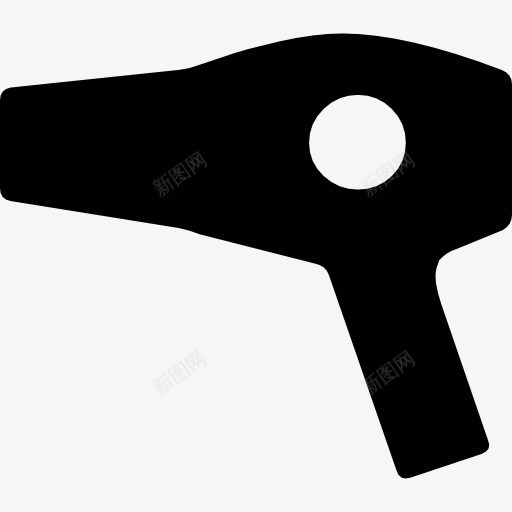 吹风机图标png_新图网 https://ixintu.com 头发造型 工具和器具 干燥 技术 擦拭 热 空气