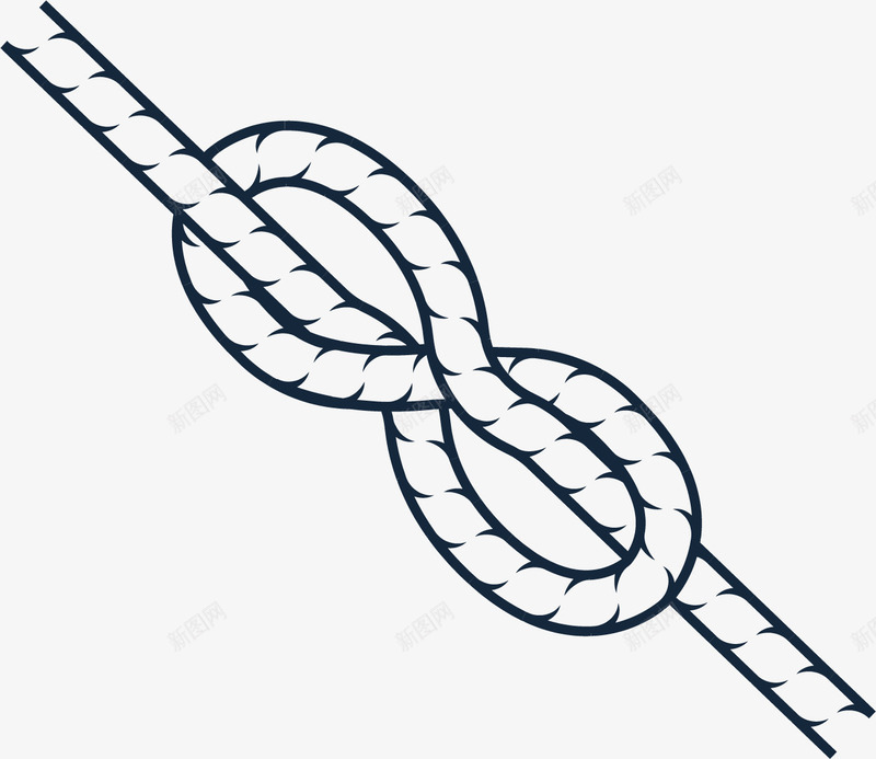 打结缠绕图标png_新图网 https://ixintu.com 打结 打结的线 线 绳子缠绕 缠绕 缠绕的线