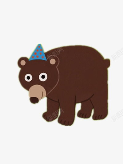 棕熊png免抠素材_新图网 https://ixintu.com 卡通插画 棕色 熊猫