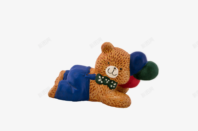 趴着的可爱熊png免抠素材_新图网 https://ixintu.com 可爱的棕熊 熊猫 穿着背带裤的棕熊 趴着的棕熊