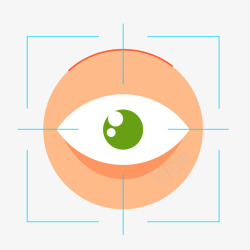 眼球与科技背景图片科技游戏眼球靶标元素矢量图图标高清图片