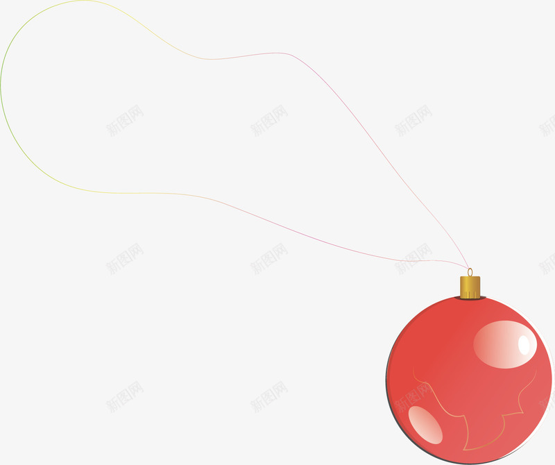 气球圆弧库png免抠素材_新图网 https://ixintu.com 圆弧球造型矢量图 渐变 礼物盒装饰 红色