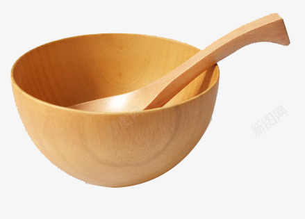木制碗和勺子png免抠素材_新图网 https://ixintu.com 产品实物 勺子 和风 木制 碗 简约 餐具