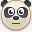 情绪的脸熊猫图标图标