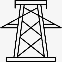 能量塔电塔图标高清图片