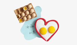 鸡蛋造型卡通冰箱贴素材
