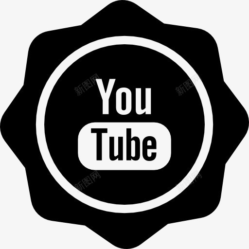 YouTube的社交徽章图标png_新图网 https://ixintu.com YouTube YouTube的徽章 复古 复古徽章 徽章 社会 社会的徽章