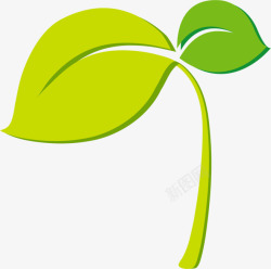绿色植物小嫩芽清新绿色植物嫩芽高清图片